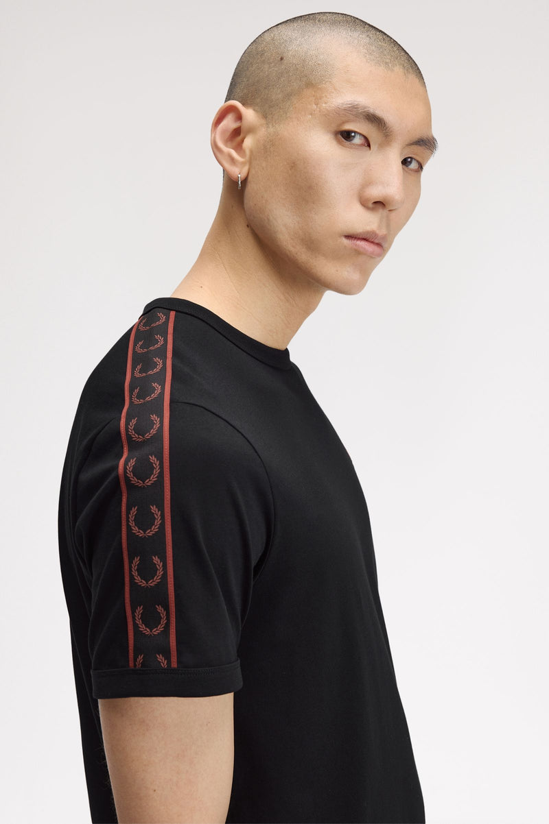 CONTRAST TAPE RINGER T-SHIRT
