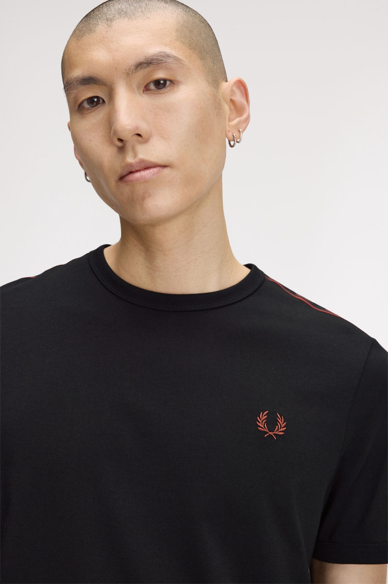 CONTRAST TAPE RINGER T-SHIRT