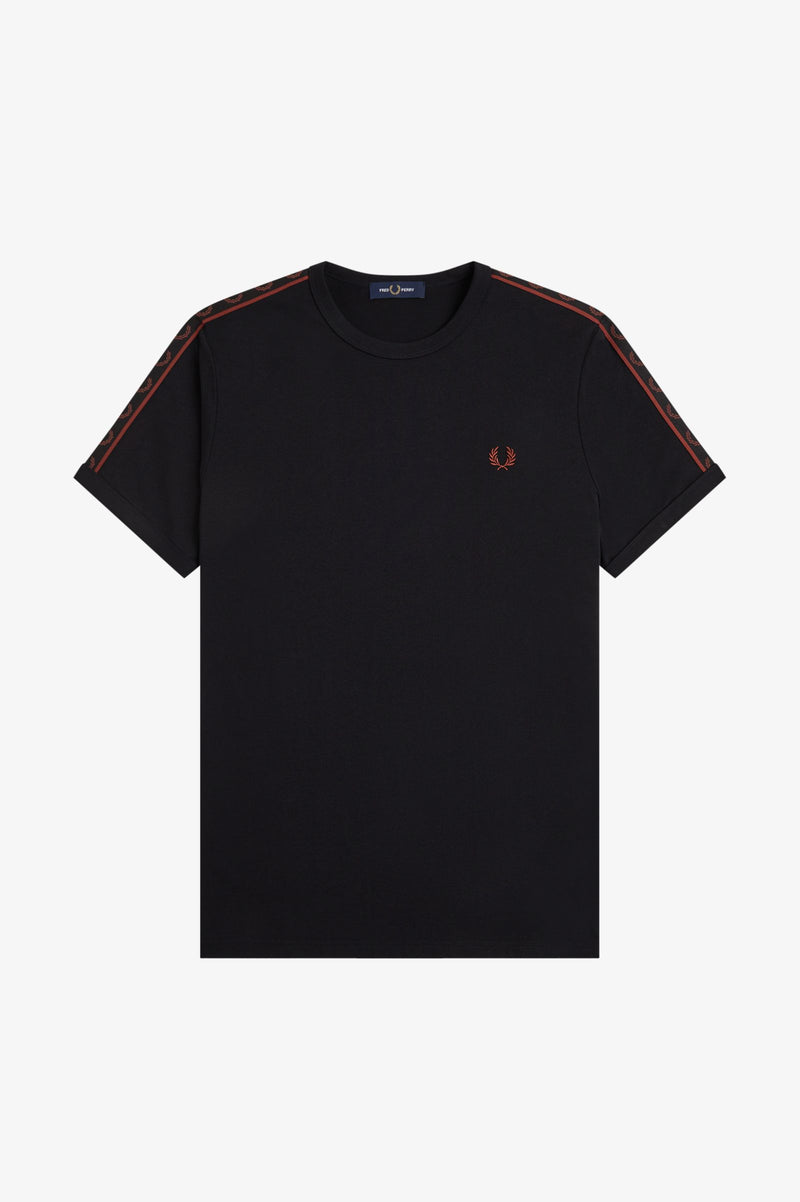 CONTRAST TAPE RINGER T-SHIRT