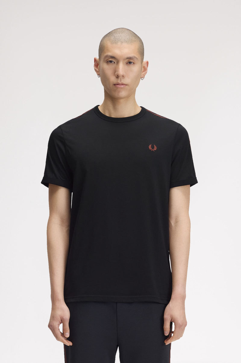 CONTRAST TAPE RINGER T-SHIRT