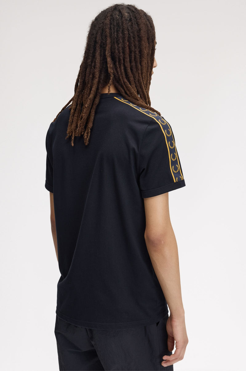 CONTRAST TAPE RINGER T-SHIRT