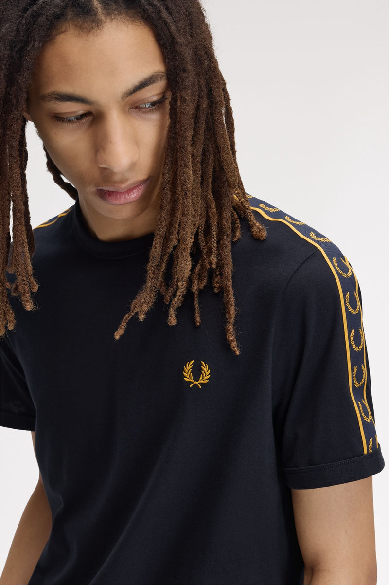 CONTRAST TAPE RINGER T-SHIRT
