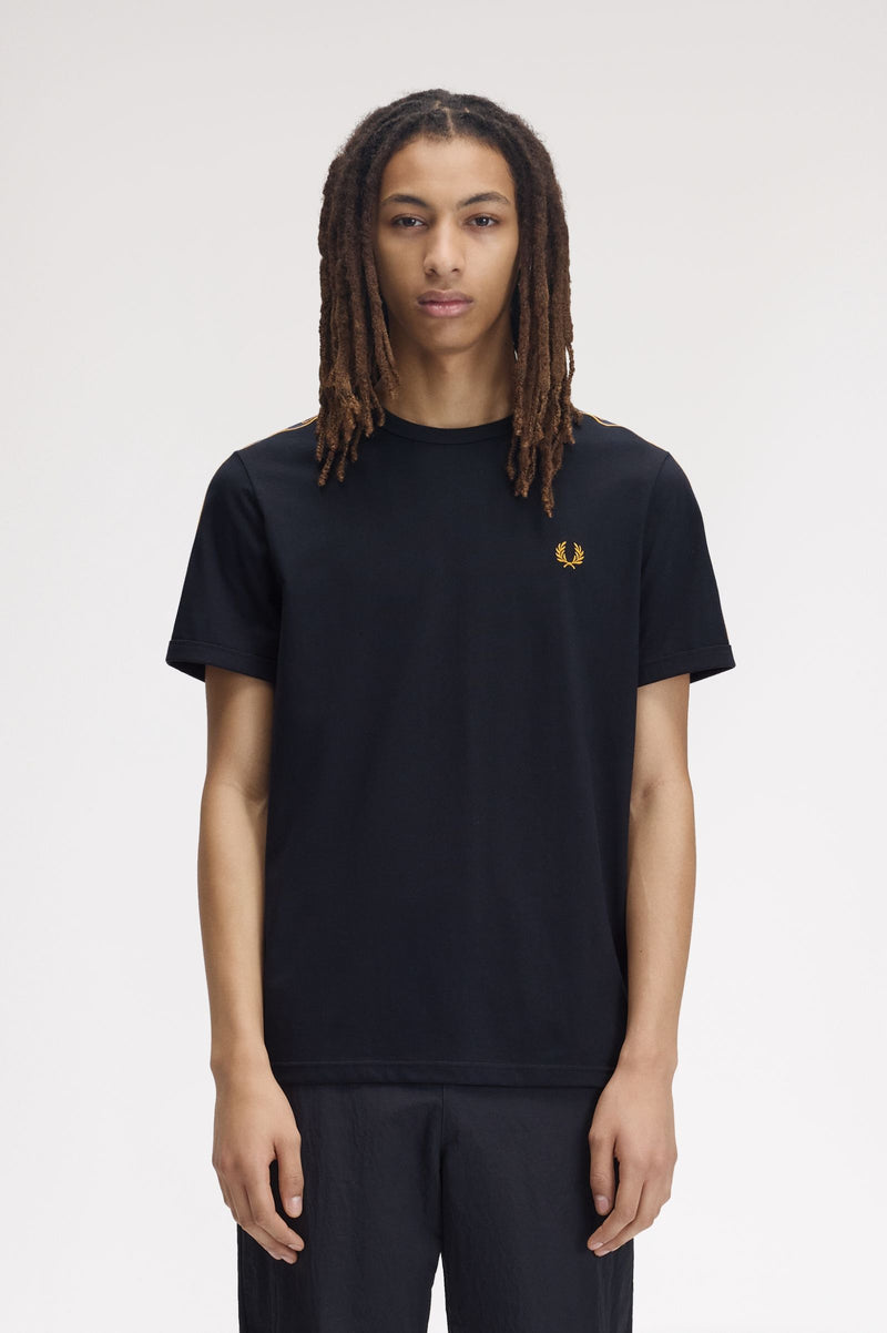 CONTRAST TAPE RINGER T-SHIRT
