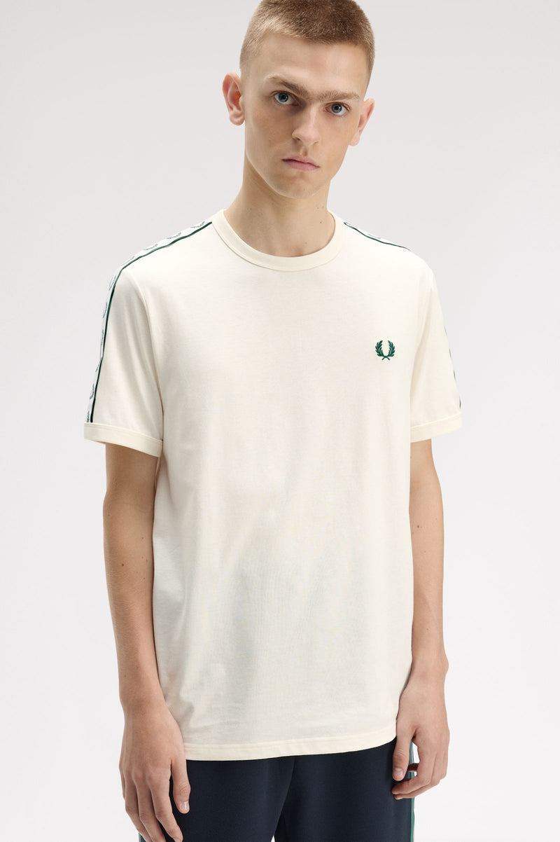 CONTRAST TAPE RINGER T-SHIRT