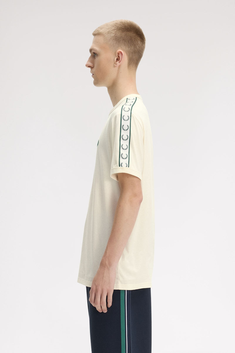 CONTRAST TAPE RINGER T-SHIRT