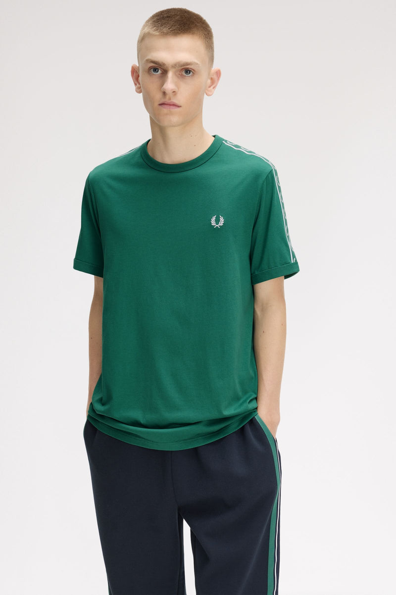 CONTRAST TAPE RINGER T-SHIRT
