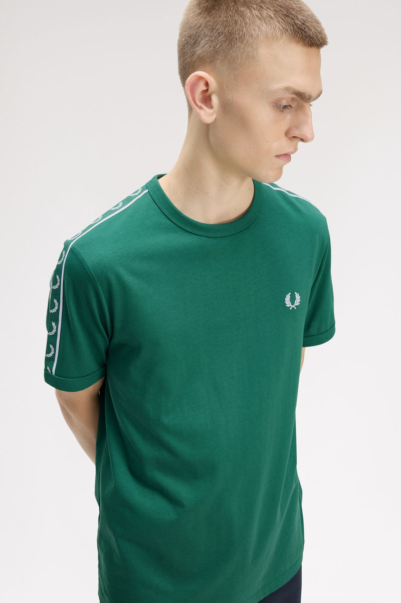 CONTRAST TAPE RINGER T-SHIRT