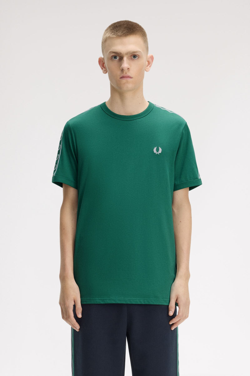 CONTRAST TAPE RINGER T-SHIRT