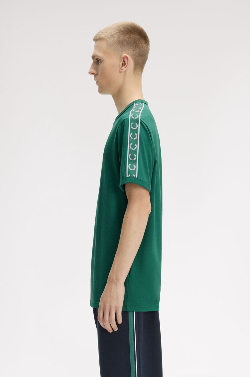 CONTRAST TAPE RINGER T-SHIRT