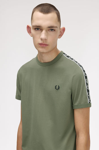 CONTRAST TAPE RINGER T-SHIRT