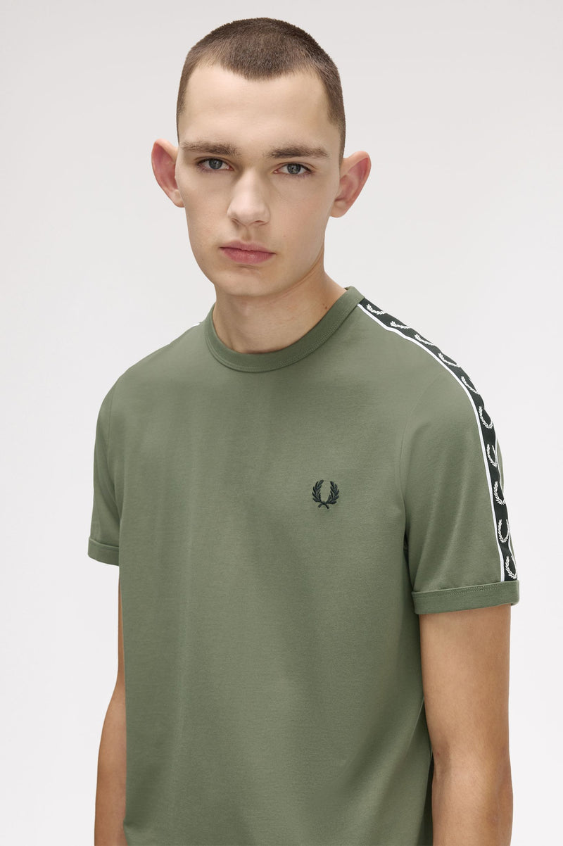 CONTRAST TAPE RINGER T-SHIRT