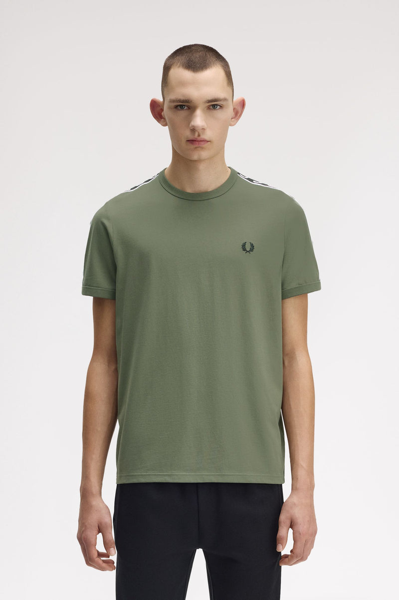 CONTRAST TAPE RINGER T-SHIRT