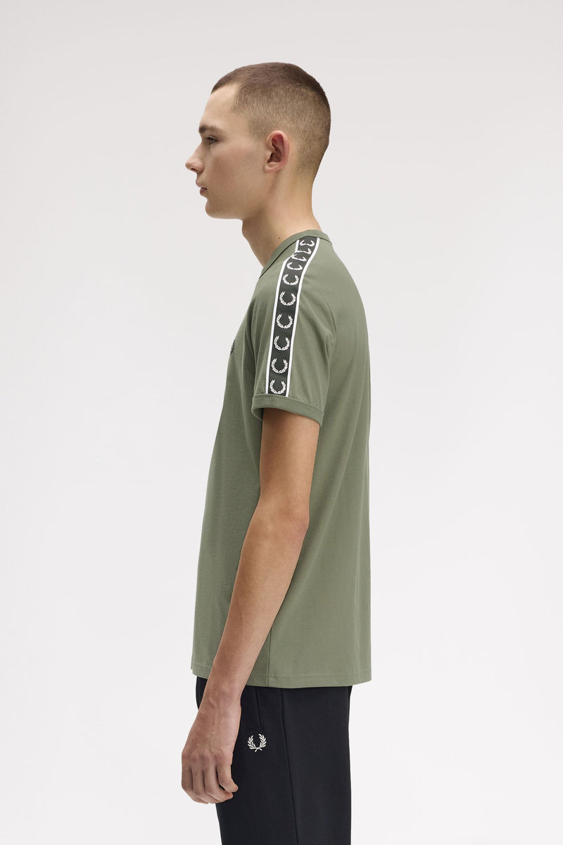 CONTRAST TAPE RINGER T-SHIRT