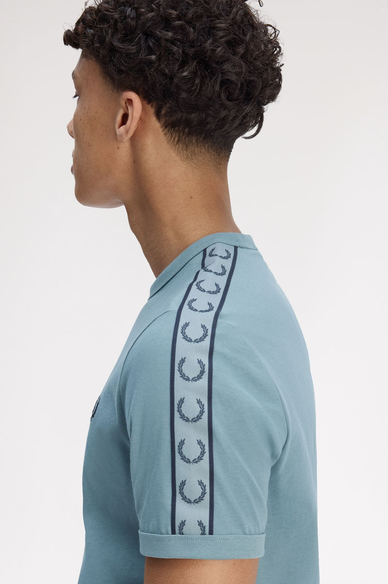 CONTRAST TAPE RINGER T-SHIRT