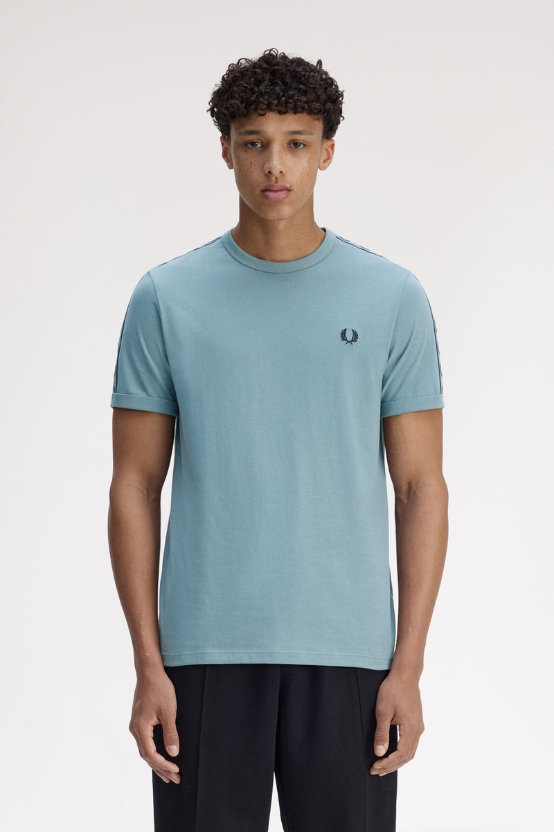 CONTRAST TAPE RINGER T-SHIRT