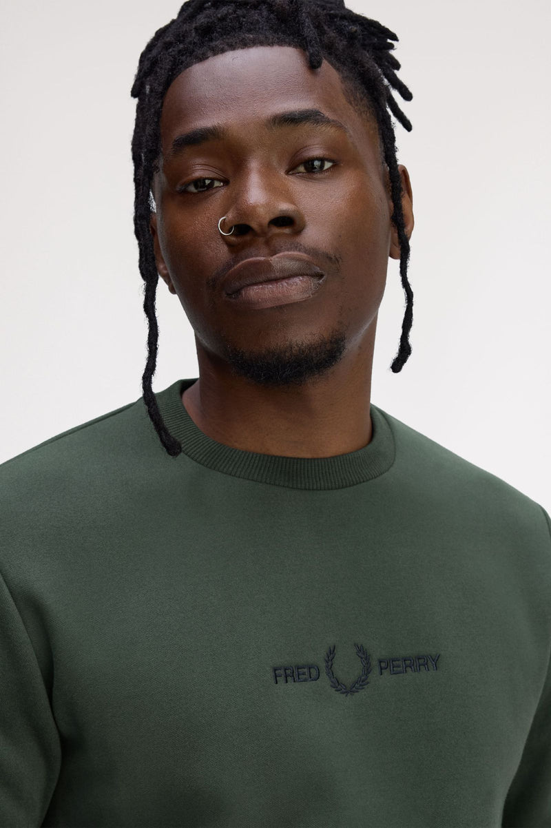 EMBROIDERED SWEATSHIRT