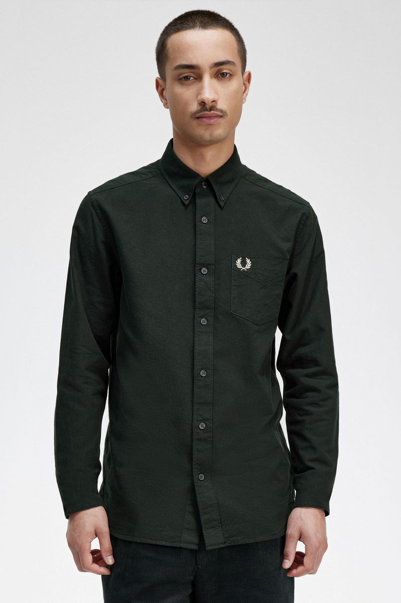 FRED PERRY  LONG SLEEVE OXFORD SHIRT