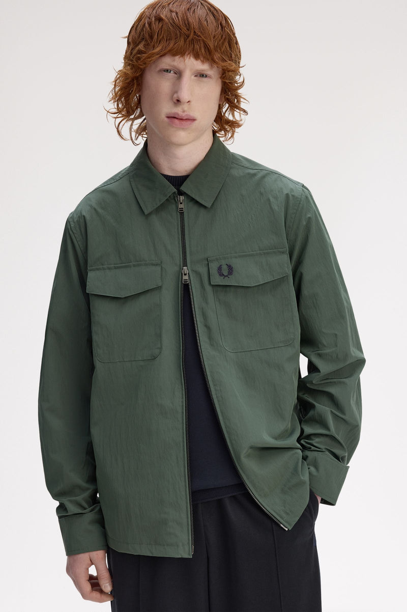 ZIP THROUGH OVERSHIRT