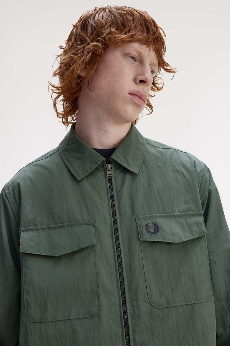 ZIP THROUGH OVERSHIRT