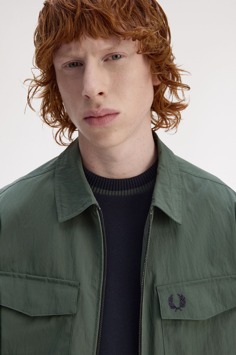 ZIP THROUGH OVERSHIRT