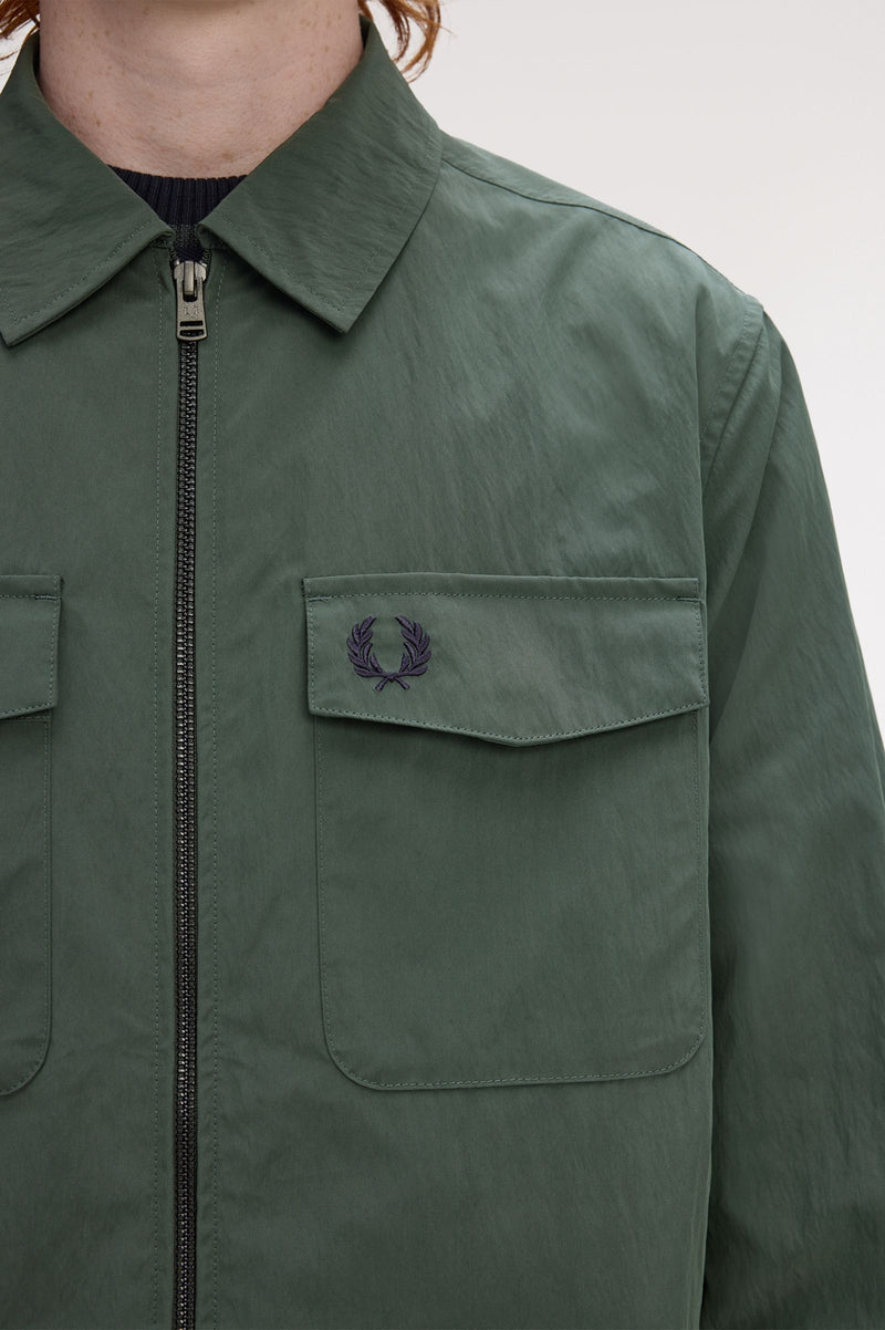 ZIP THROUGH OVERSHIRT