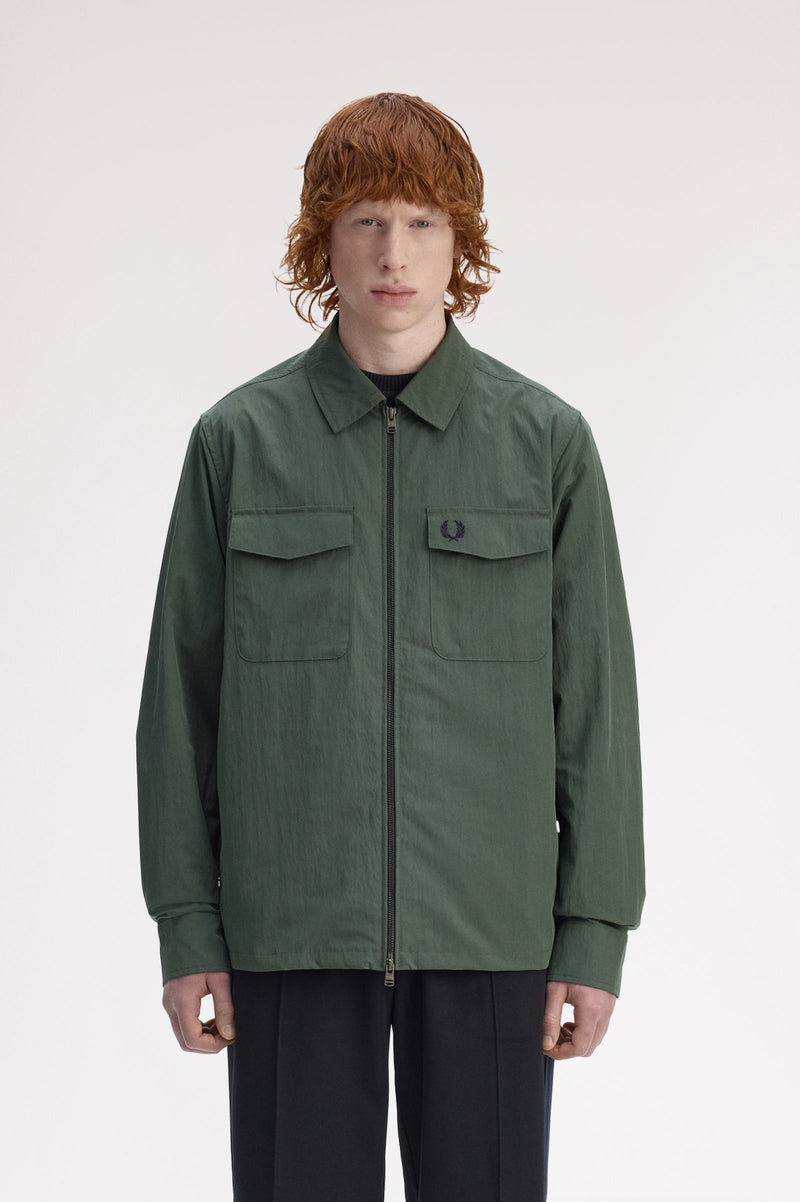 ZIP THROUGH OVERSHIRT