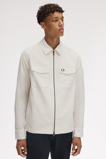 ZIP THROUGH OVERSHIRT