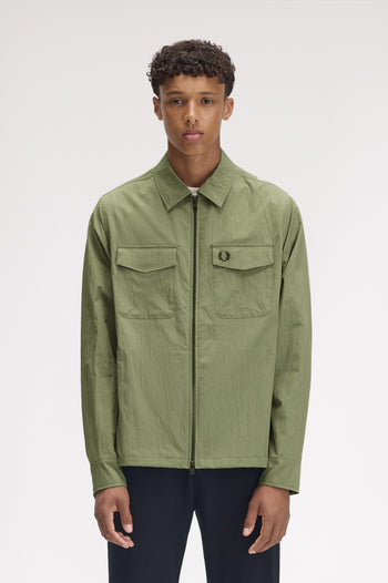 ZIP THROUGH OVERSHIRT