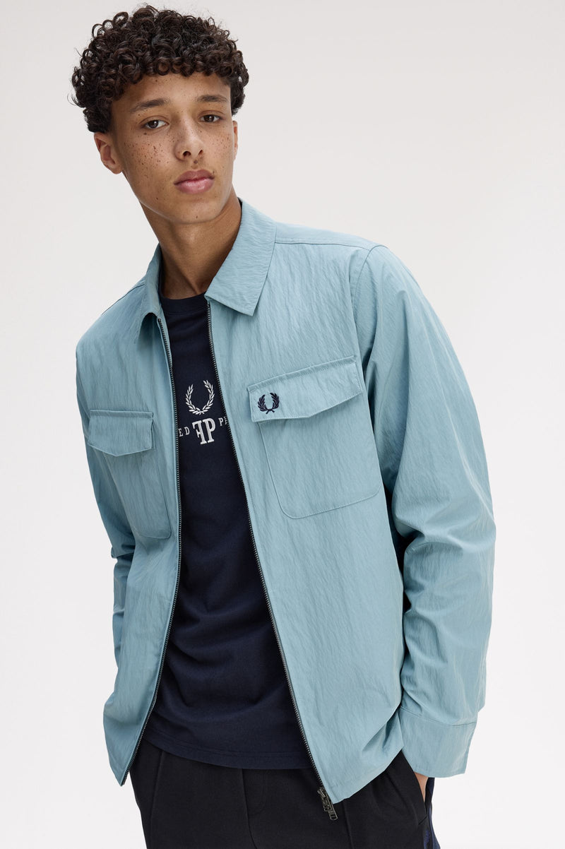 ZIP THROUGH OVERSHIRT