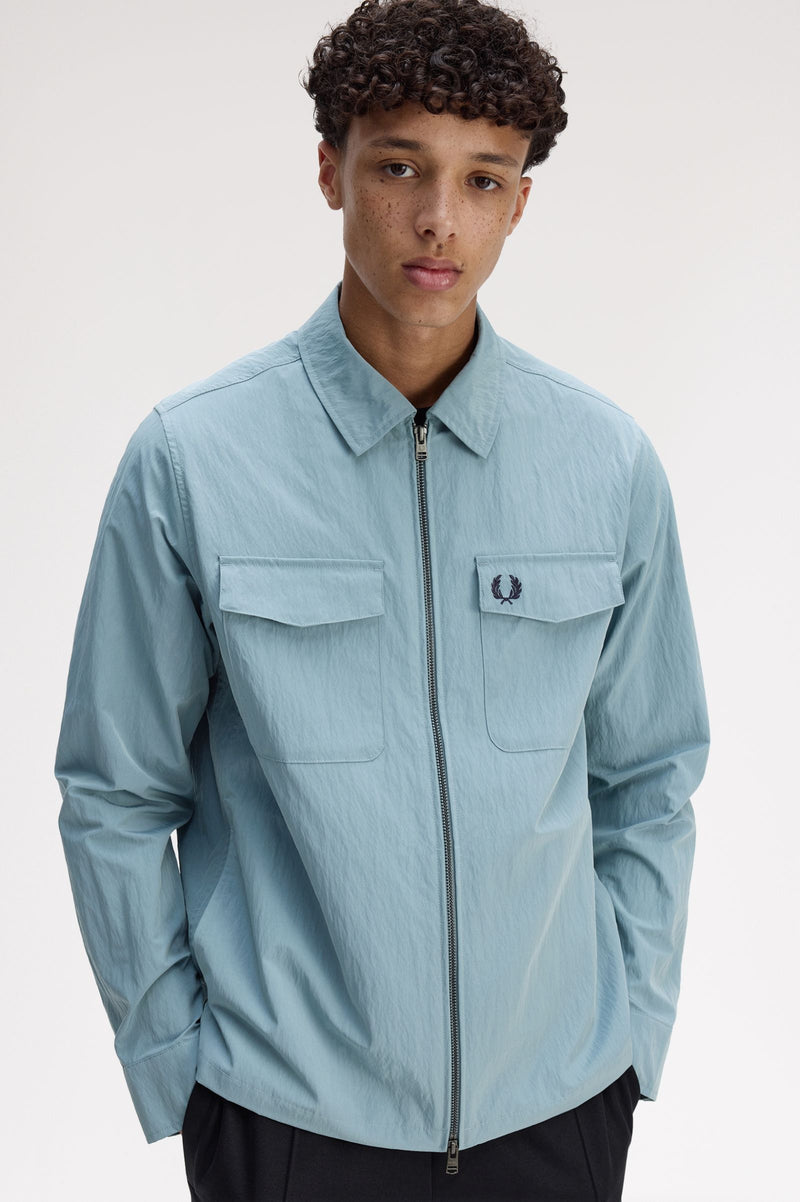 ZIP THROUGH OVERSHIRT