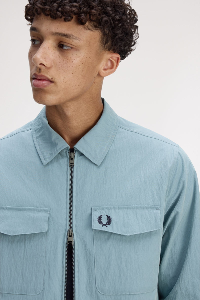 ZIP THROUGH OVERSHIRT