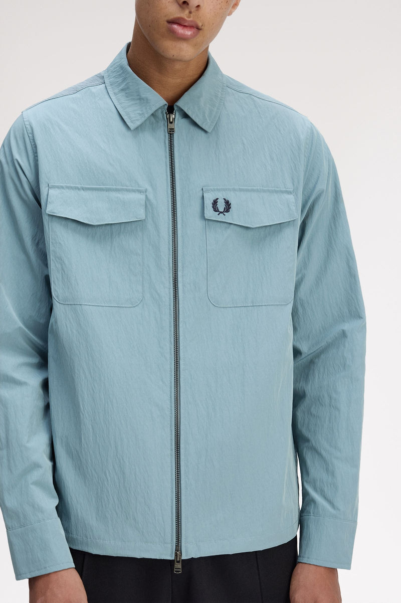 ZIP THROUGH OVERSHIRT