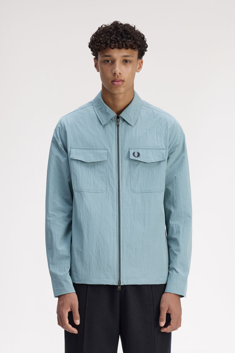 ZIP THROUGH OVERSHIRT