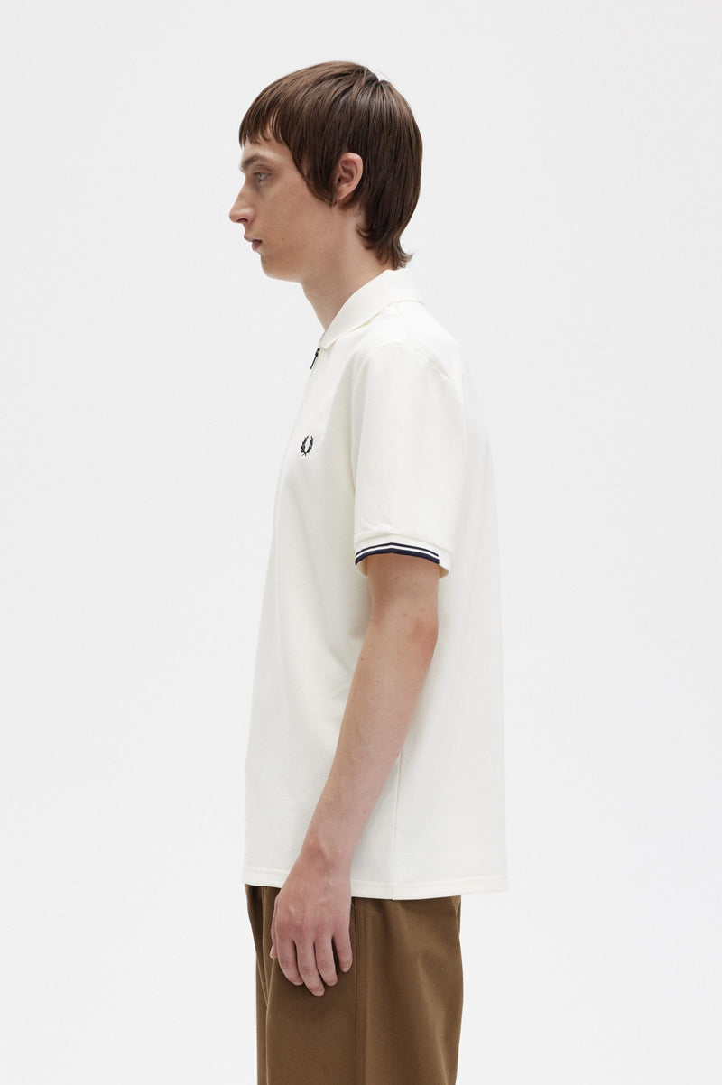FRED PERRY  HALF ZIP MOD TOP