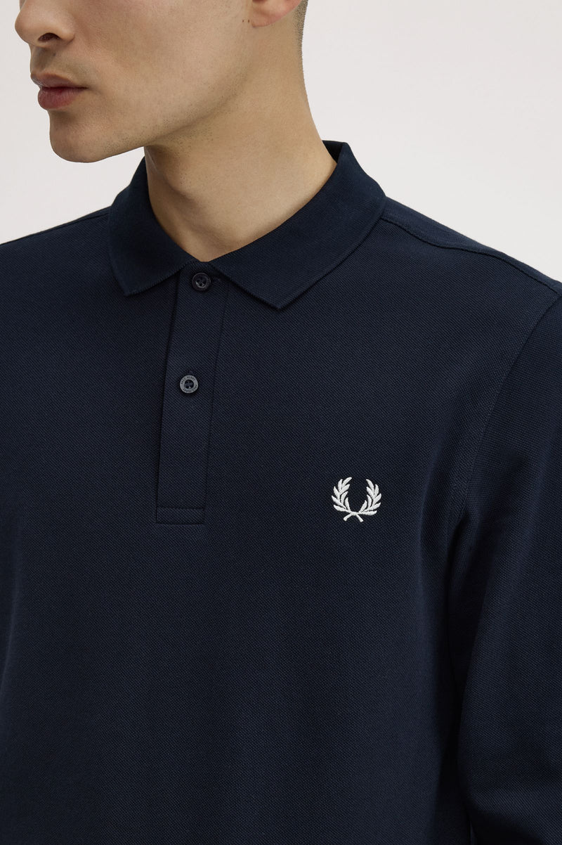 LS PLAIN FRED PERRY SHIRT