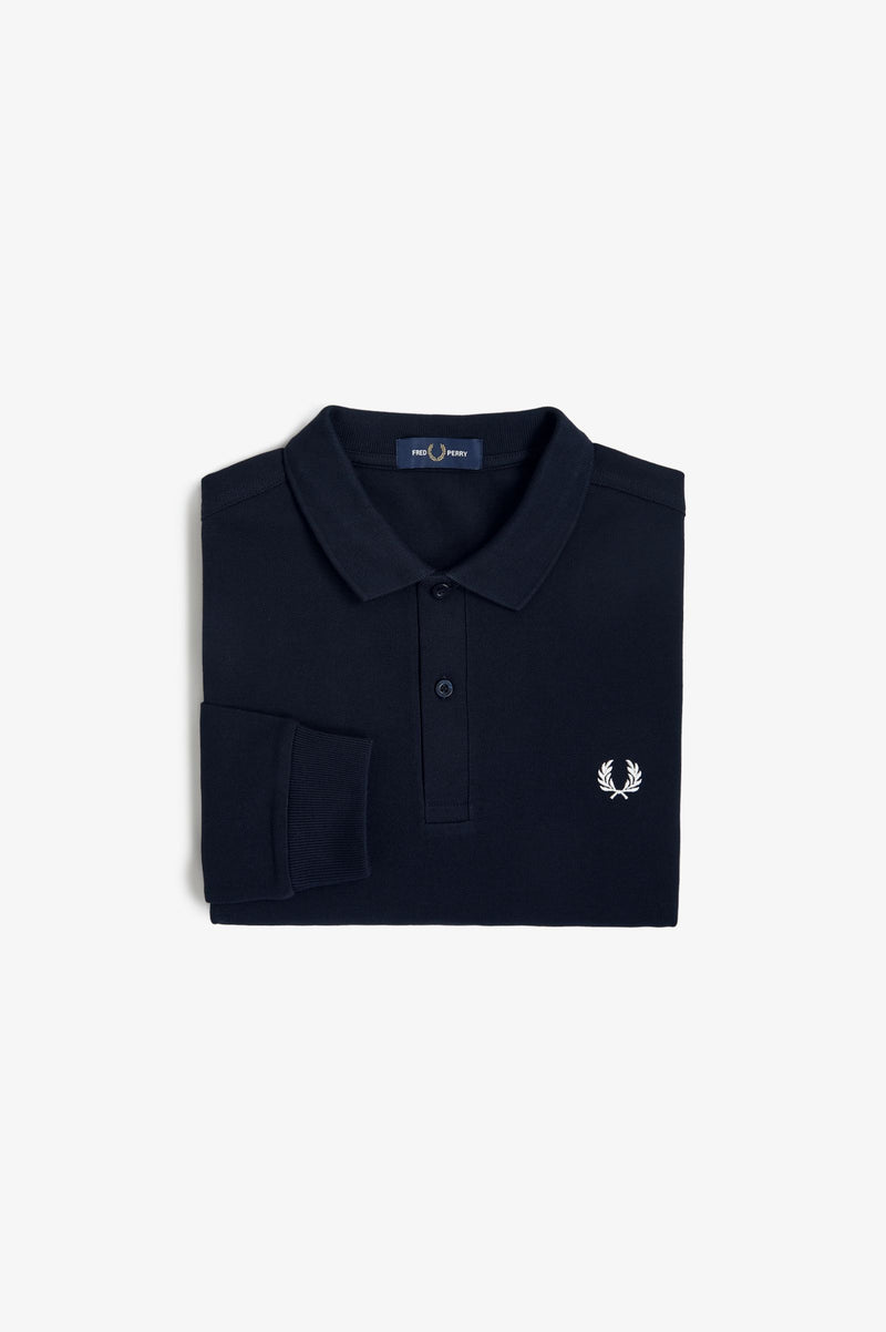 LS PLAIN FRED PERRY SHIRT