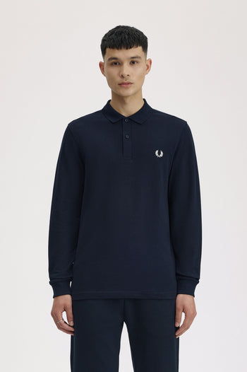 LS PLAIN FRED PERRY SHIRT