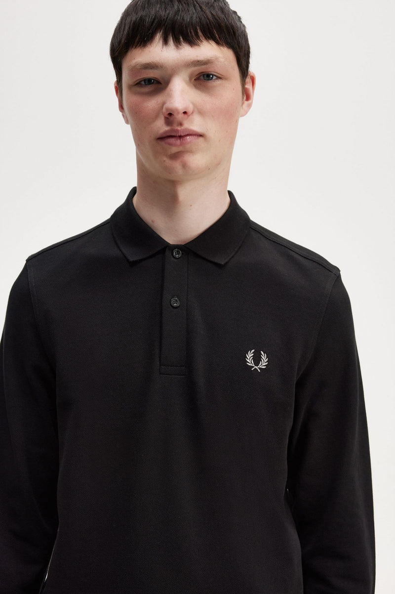 LS PLAIN FRED PERRY SHIRT