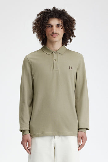 LS PLAIN FRED PERRY SHIRT