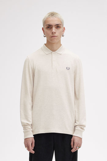 LS PLAIN FRED PERRY SHIRT