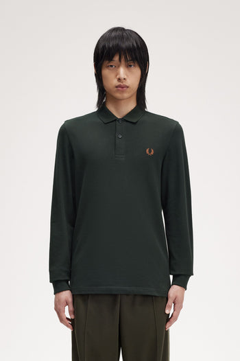 LS PLAIN FRED PERRY SHIRT