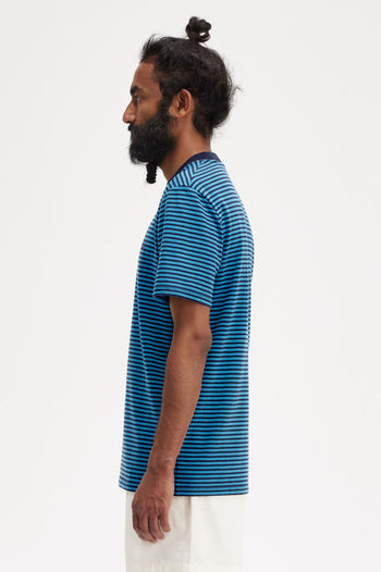 FINE STRIPE HEAVY WEIGHT TEE