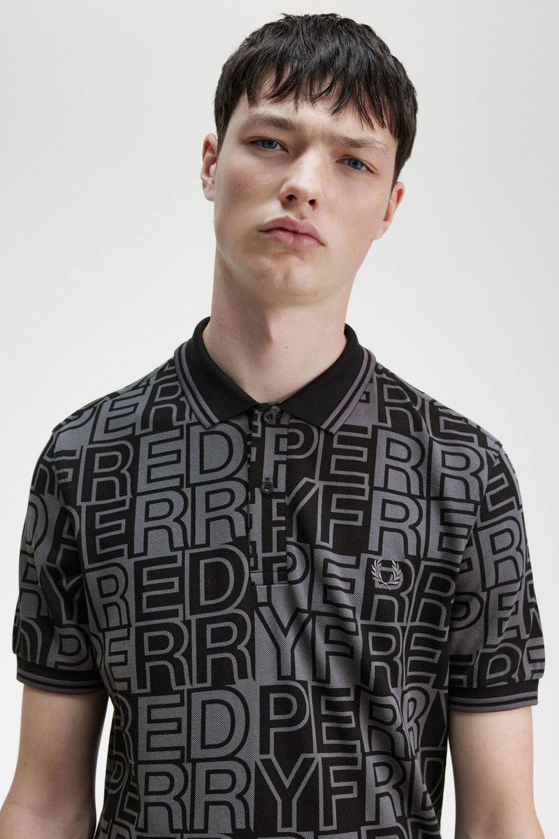 FRED PERRY BLOCK GRAPHIC FP SHIRT