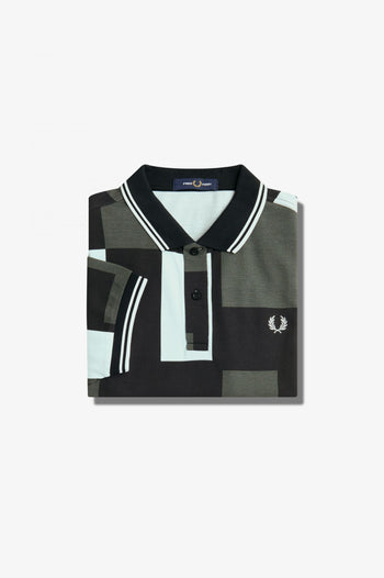 FRED PERRY PIXEL PRINT FRED PERRY SHIRT