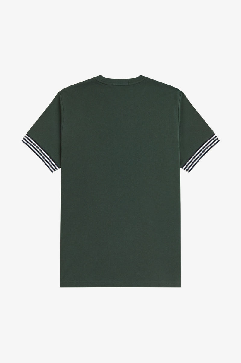 STRIPED CUFF T-SHIRT