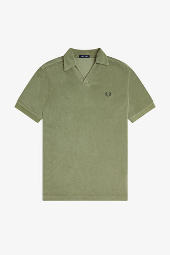 OPEN COLLAR TOWELLING POLO