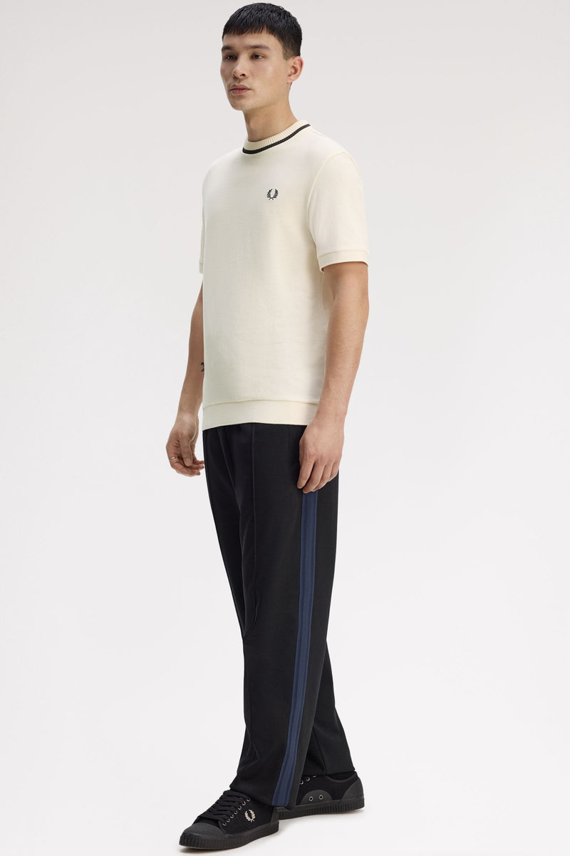 CREW NECK PIQUE T-SHIRT