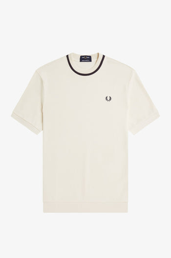 CREW NECK PIQUE T-SHIRT