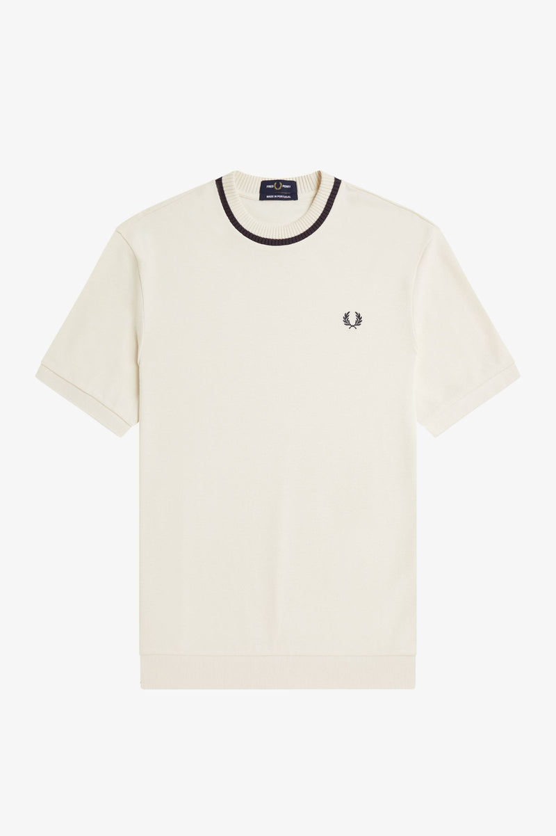 CREW NECK PIQUE T-SHIRT