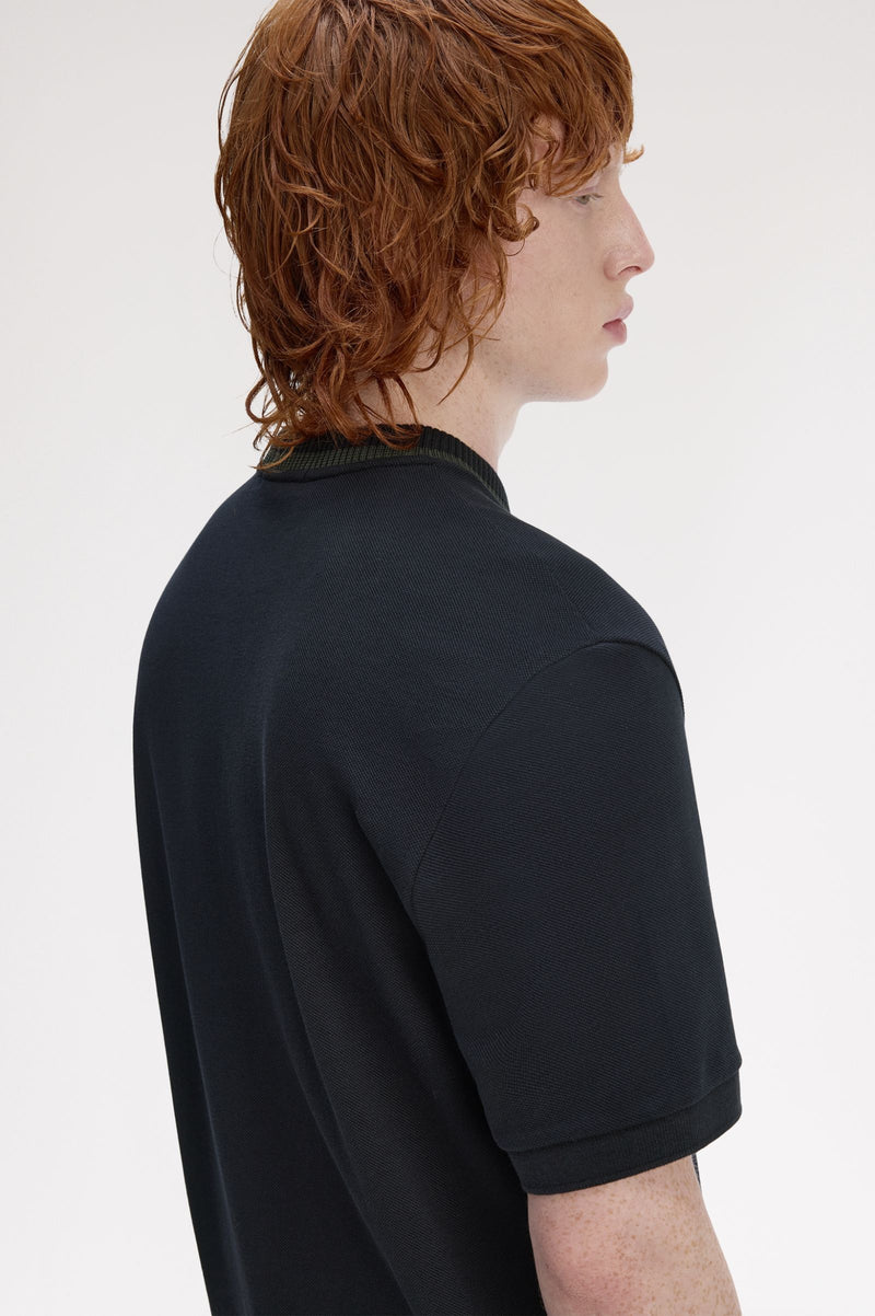 CREW NECK PIQUE T-SHIRT